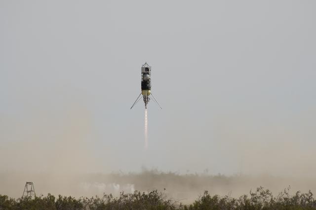 NASA image: Masten Launches Rocket to Test Lunar Precision Landing Technology