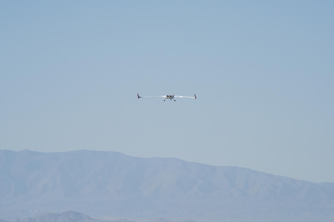 The X-56B remotely piloted aircraft takeoff marks the start of a new flight series. The flight was April 19 at NASA's Armstrong Flight Research Center in Edwards, California, with partner Northrop Grumman.