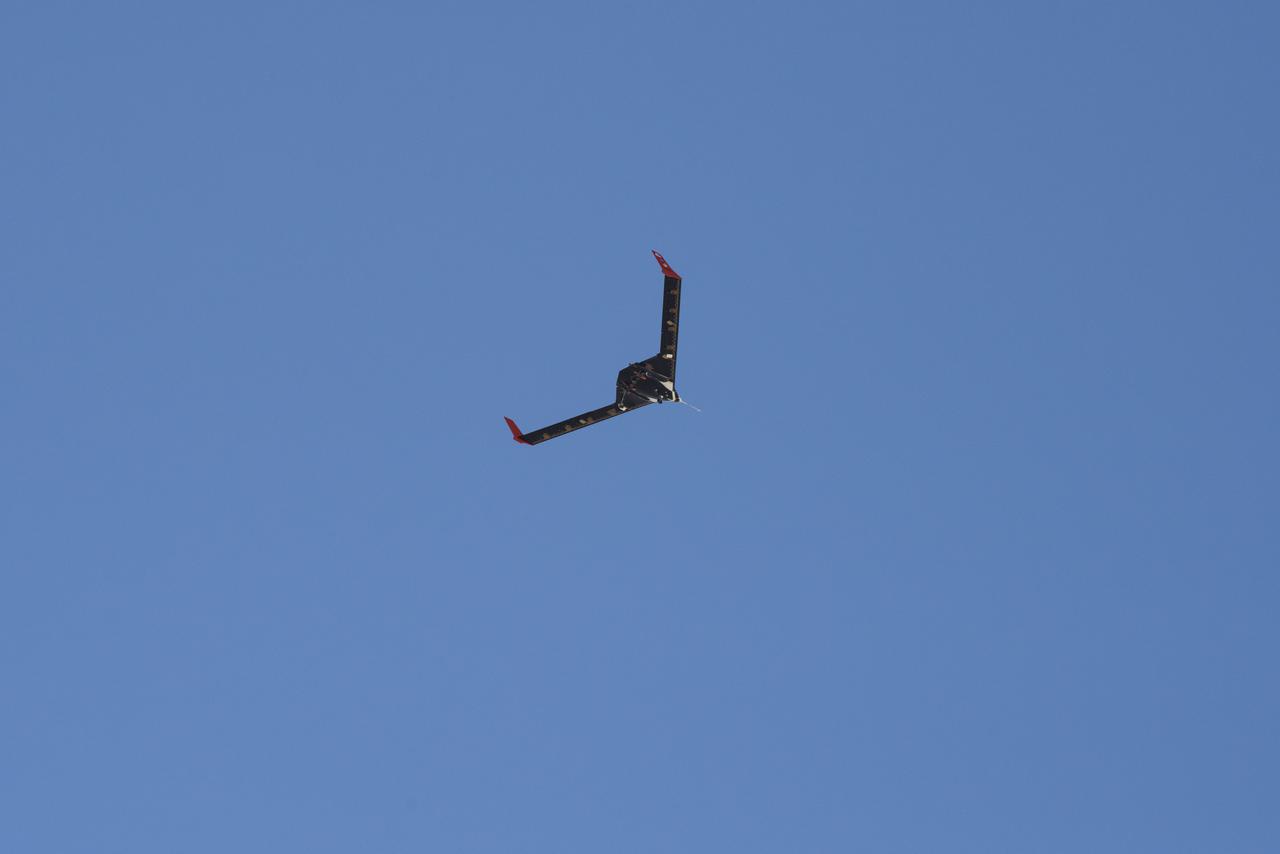 The X-56B remotely piloted aircraft began a new flight series April 19 at NASA's Armstrong Flight Research Center in Edwards, California, with partner Northrop Grumman.