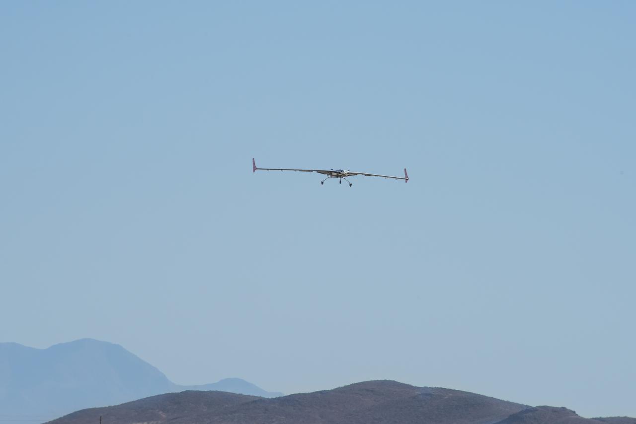 The X-56B remotely piloted aircraft began a new flight series April 19 at NASA's Armstrong Flight Research Center in Edwards, California, with partner Northrop Grumman.