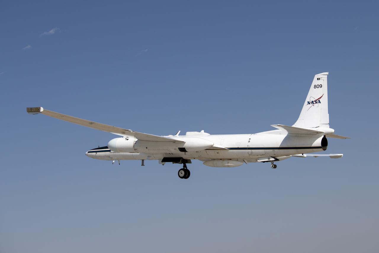 NASA's Armstrong Flight Research Center operates ER-2 #809 high-altitude aircraft for Dynamics and Chemistry of the Summer Stratosphere (DCOTSS) science flights on June 17, 2021.