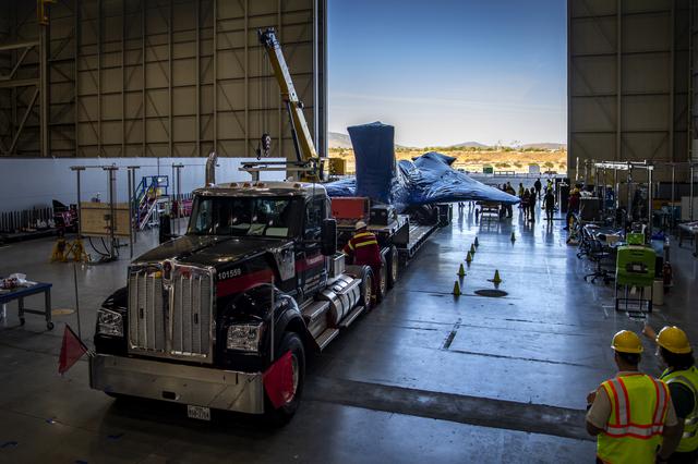 X-59 Arrives Back in California After Critical Ground Tests