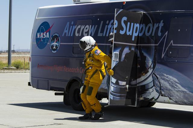 NASA image: NASA ER-2 Pilot Prepares for Flight