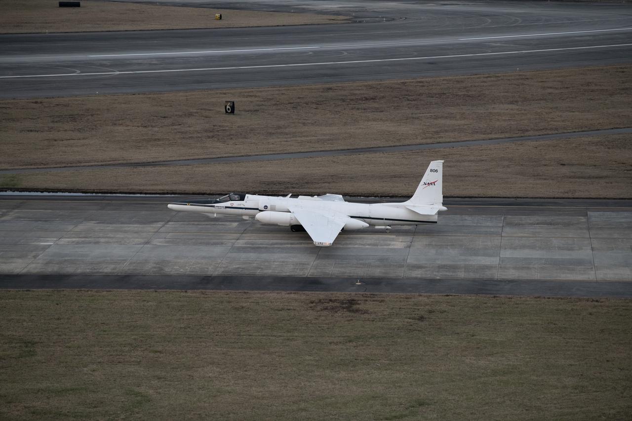 The NASA ER-2 high-altitude aircraft was prepared to support the Investigation of Microphysics and Precipitation for Atlantic Coast-Threatening Storms (IMPACTS) mission. For this mission, the IMPACTS team tracked storms across the Eastern United States to help understand how winter storms form and develop. The aircraft, which is based at NASA’s Armstrong Flight Research Center Building 703 in Palmdale, California, was temporarily based at Dobbins Air Reserve Base in Marietta, Georgia. The three-year IMPACTS campaign concluded on Feb. 28, 2023.