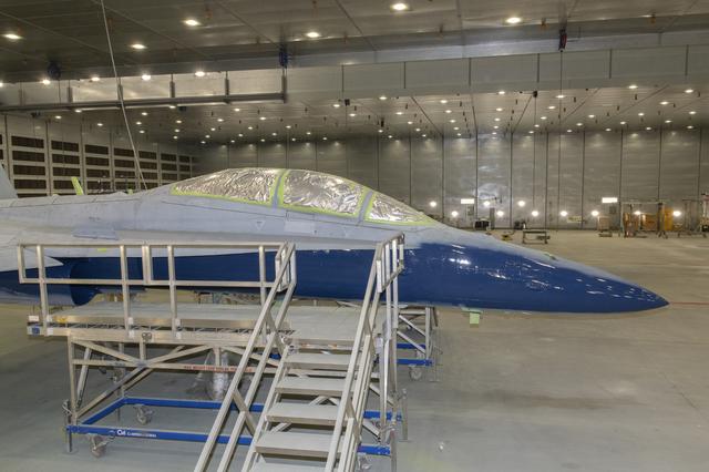 NASA image: NASA 862 Enters Air Force Paint Barn