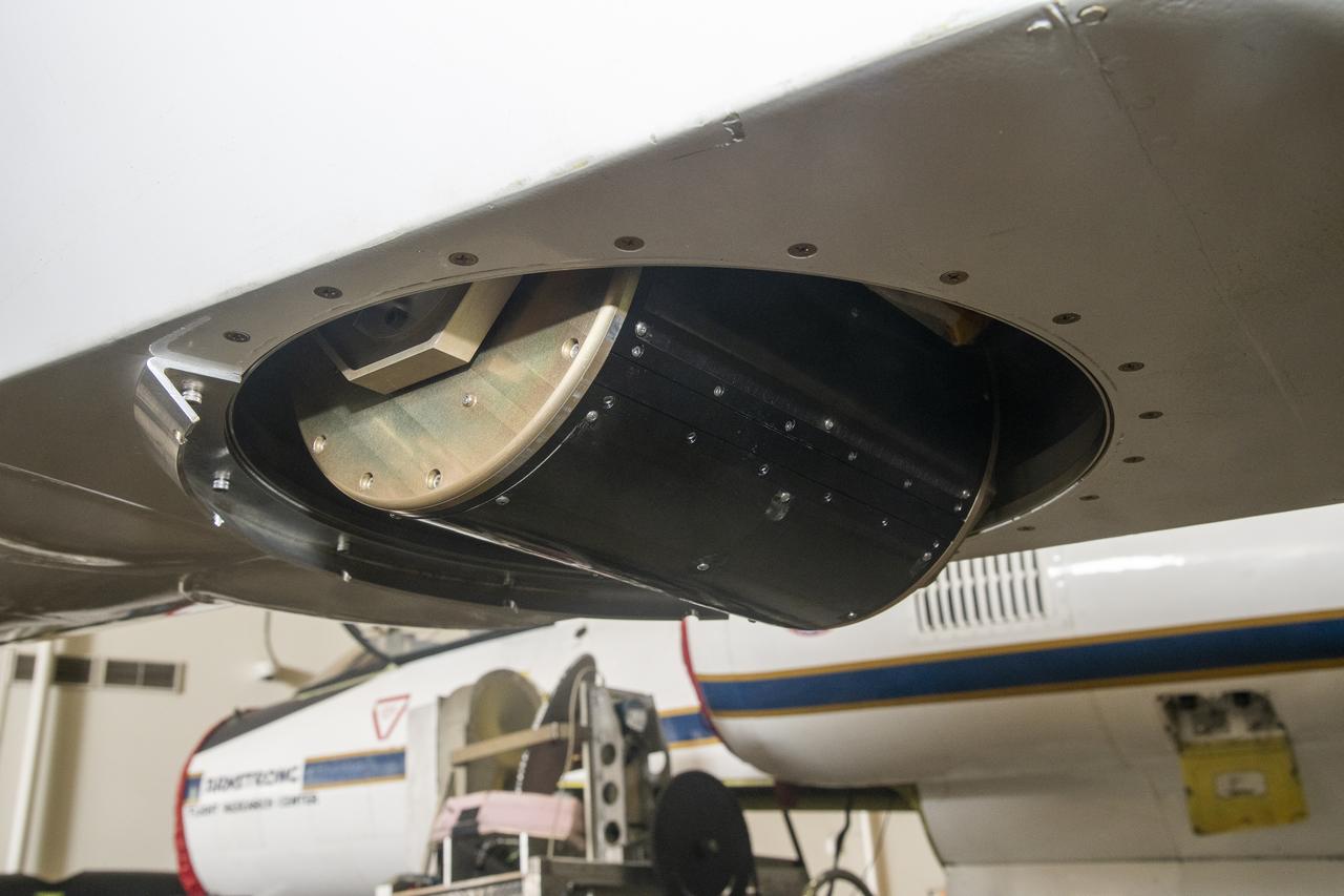 NASA Armstrong’s ER-2 aircraft is uploaded with instruments for its ALOFT mission. The ER-2 will fly at high altitudes above the Floridian coastline to collect data about the energetic characteristics and behavior of lightning and thunderclouds. Scientists from the University of Bergen, Norway will interpret that data from the ground and collaborate with NASA pilots to safely collect the most accurate data for this project about the power of lightning.