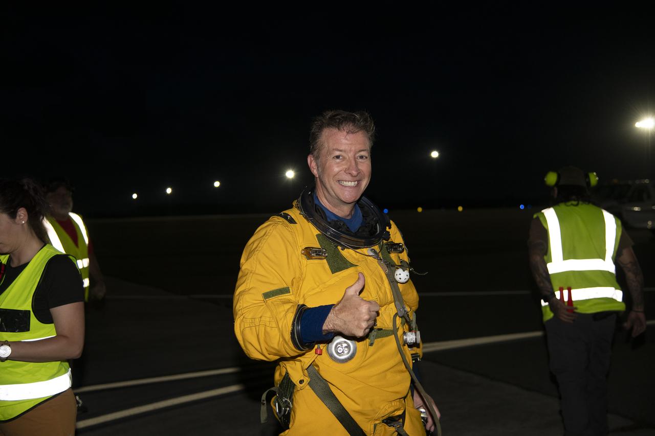 The ALOFT mission, Airborne Lightning Observatory for Fly’s eye simulator and Terrestrial gamma ray flashes, is a collaboration between NASA and the University of Bergen, Norway.  NASA Armstrong Flight Research Center’s ER-2 aircraft flies just above the height of thunderclouds over the Floridian and Caribbean coastlines to collect data about lightning glows and terrestrial gamma ray flashes.  Scientists expect to collect more accurate data than ever before that can advance the study of high-energy radiation emissions from thunderstorms.