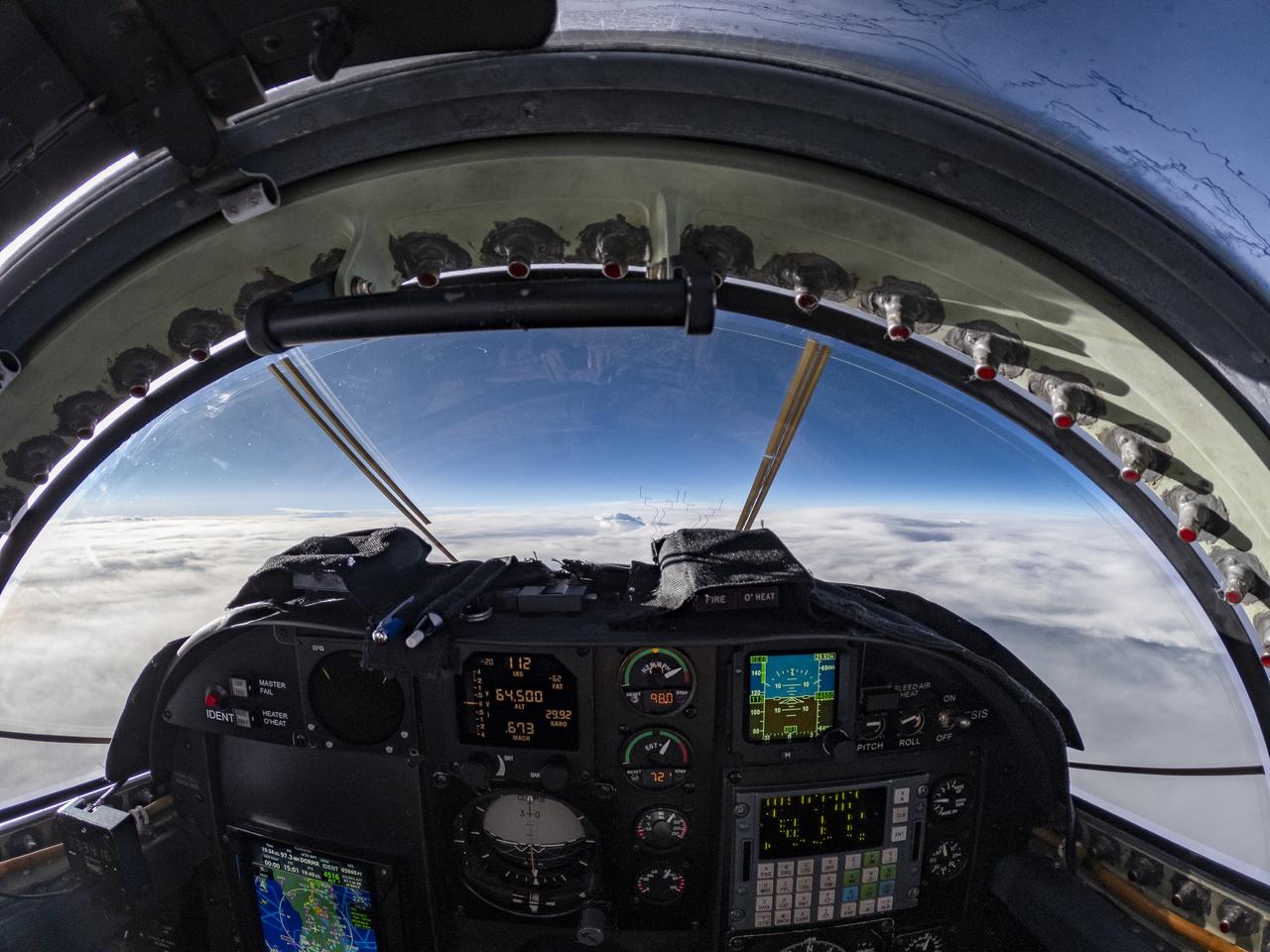 The ALOFT mission, Airborne Lightning Observatory for Fly’s eye simulator and Terrestrial gamma ray flashes, is a collaboration between NASA and the University of Bergen, Norway.  NASA Armstrong Flight Research Center’s ER-2 aircraft flies just above the height of thunderclouds over the Floridian and Caribbean coastlines to collect data about lightning glows and terrestrial gamma ray flashes.  Scientists expect to collect more accurate data than ever before that can advance the study of high-energy radiation emissions from thunderstorms.