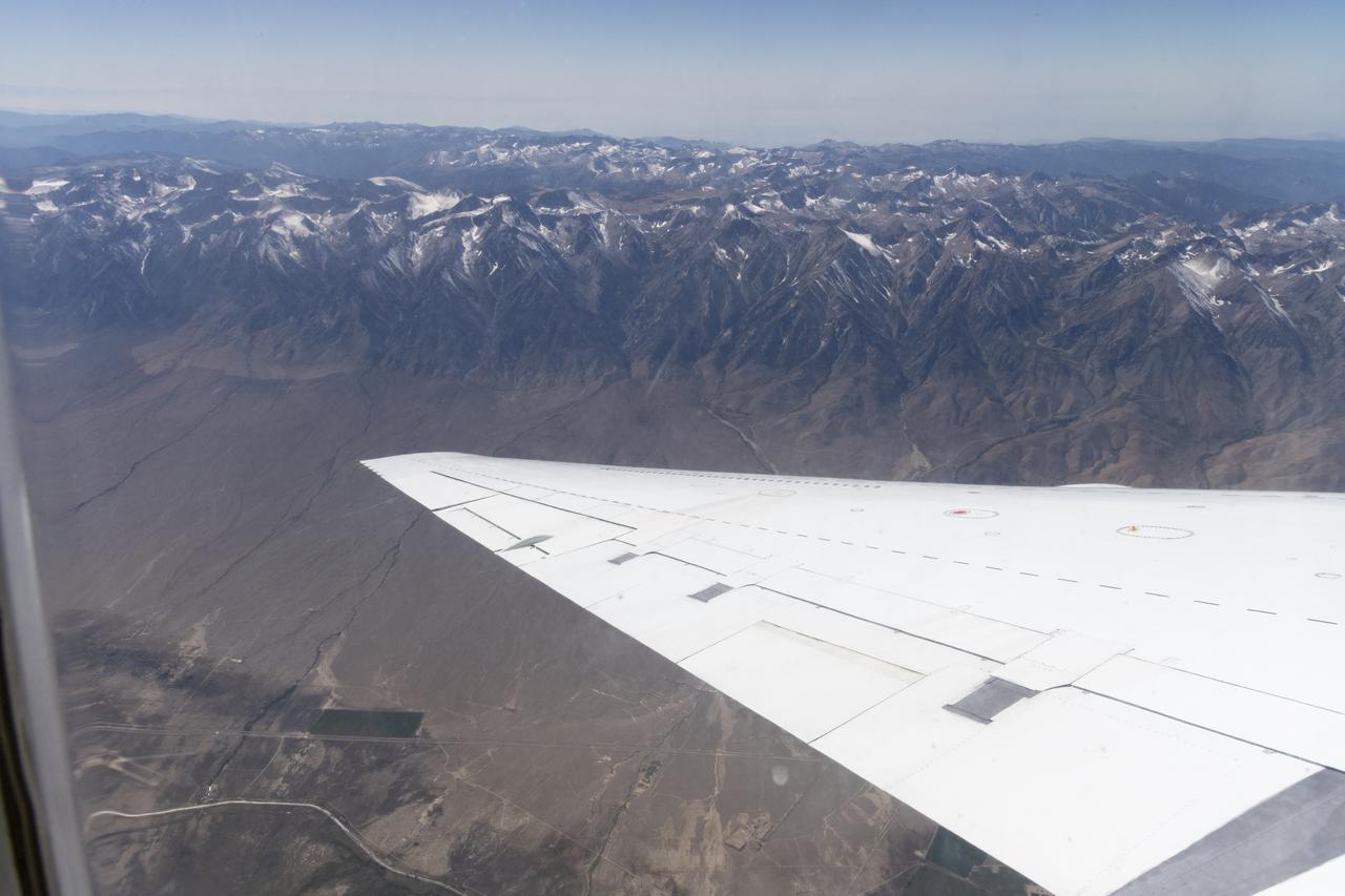 NASA’s DC-8 aircraft from Armstrong Flight Research Center in Edwards, California flies to Everett, Washington to conduct science research about reducing engine particle emissions. Partners include Boeing, United, General Electric Aerospace, German Aerospace Center (DLR), the FAA, and World Energy. Boeing’s new passenger aircraft uses revolutionary Sustainable Aviation Fuel, SAF, and NASA’s DC-8 flies behind the Boeing plane to measure its impact throughout flight. The results of this study will be released publicly to facilitate the improvement of aviation technology worldwide.