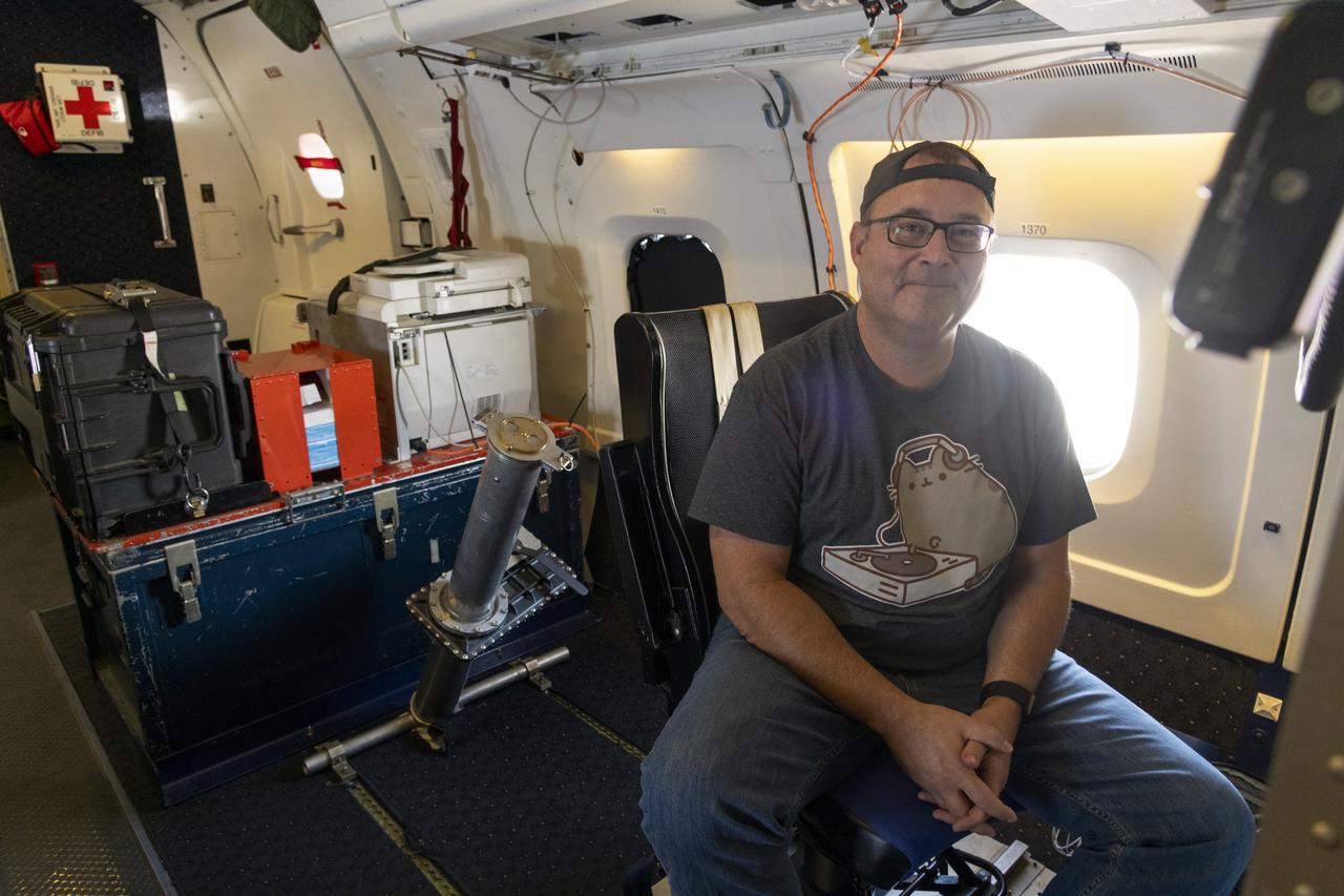 NASA’s DC-8 aircraft from Armstrong Flight Research Center in Edwards, California flies to Everett, Washington to conduct science research about reducing engine particle emissions.  Partners include Boeing, United, General Electric Aerospace, German Aerospace Center (DLR), the FAA, and World Energy.  Boeing’s new passenger aircraft uses revolutionary Sustainable Aviation Fuel, SAF, and NASA’s DC-8 flies behind the Boeing plane to measure its impact throughout flight.  The results of this study will be released publicly to facilitate the improvement of aviation technology worldwide.