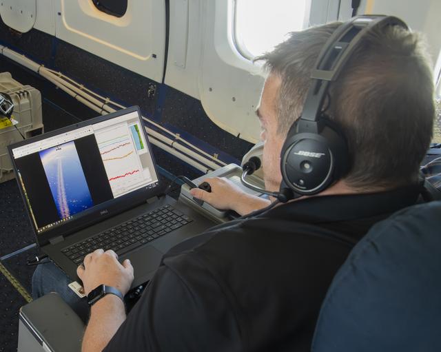 NASA image: NASA’s DC-8 aircraft tracks fuel in ecoDemonstrator 2023 project with Boeing, partners