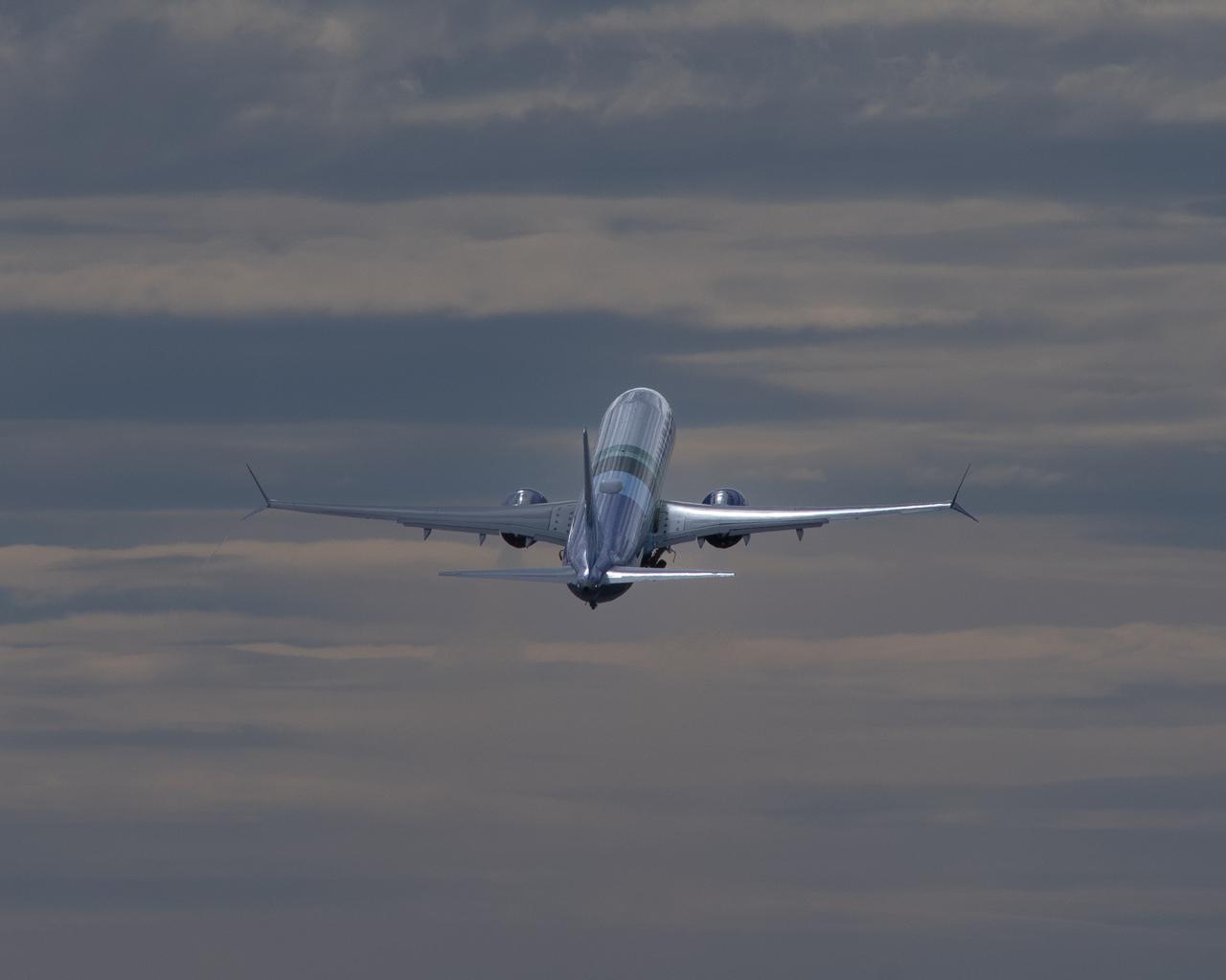 NASA’s DC-8 aircraft from Armstrong Flight Research Center in Edwards, California flies to Everett, Washington to conduct science research about reducing engine particle emissions. Partners include Boeing, United, General Electric Aerospace, German Aerospace Center (DLR), the FAA, and World Energy. Boeing’s new passenger aircraft uses revolutionary Sustainable Aviation Fuel, SAF, and NASA’s DC-8 flies behind the Boeing plane to measure its impact throughout flight. The results of this study will be released publicly to facilitate the improvement of aviation technology worldwide.