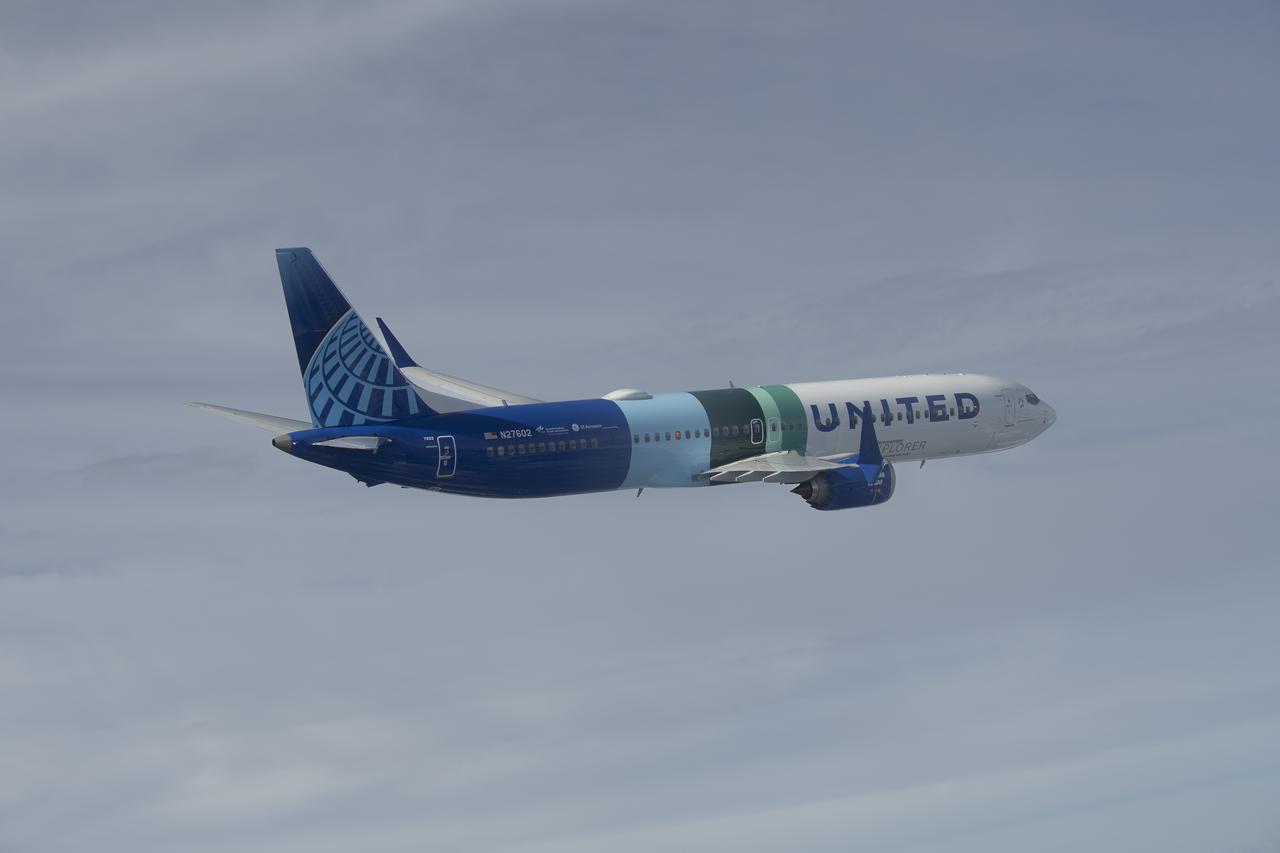 NASA’s DC-8 aircraft from Armstrong Flight Research Center in Edwards, California flies to Everett, Washington to conduct science research about reducing engine particle emissions.  Partners include Boeing, United, General Electric Aerospace, German Aerospace Center (DLR), the FAA, and World Energy.  Boeing’s new passenger aircraft uses revolutionary Sustainable Aviation Fuel, SAF, and NASA’s DC-8 flies behind the Boeing plane to measure its impact throughout flight.  The results of this study will be released publicly to facilitate the improvement of aviation technology worldwide.