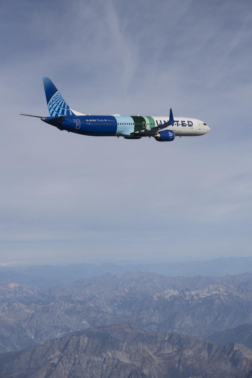 NASA’s DC-8 aircraft from Armstrong Flight Research Center in Edwards, California flies to Everett, Washington to conduct science research about reducing engine particle emissions.  Partners include Boeing, United, General Electric Aerospace, German Aerospace Center (DLR), the FAA, and World Energy.  Boeing’s new passenger aircraft uses revolutionary Sustainable Aviation Fuel, SAF, and NASA’s DC-8 flies behind the Boeing plane to measure its impact throughout flight.  The results of this study will be released publicly to facilitate the improvement of aviation technology worldwide.