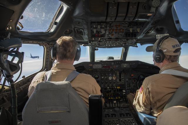 NASA image: NASA’s DC-8 aircraft tracks fuel in ecoDemonstrator 2023 project with Boeing, partners