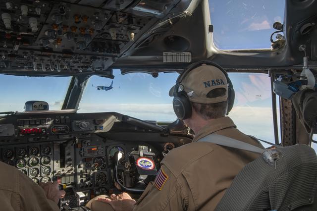 NASA image: NASA’s DC-8 aircraft tracks fuel in ecoDemonstrator 2023 project with Boeing, partners