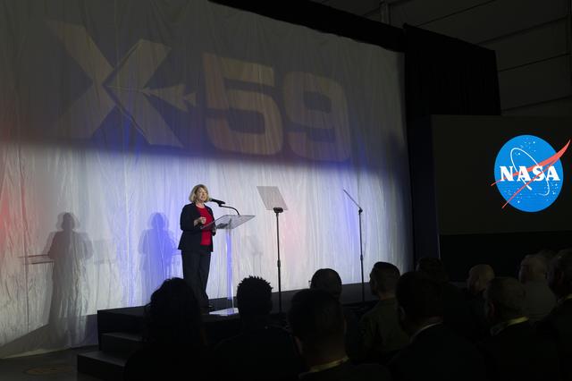 NASA image: NASA’s Deputy Administrator Speaks Prior to X-59 Unveiling