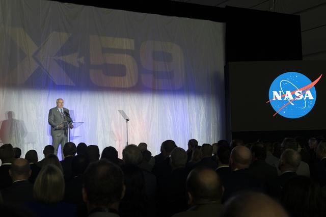NASA image: NASA’s Associate Administrator for Aeronautics Speaks Prior to X-59 Unveiling