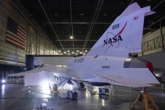 NASA image: NASA’s X-59 Quiet Supersonic Aircraft Prior to Unveiling 