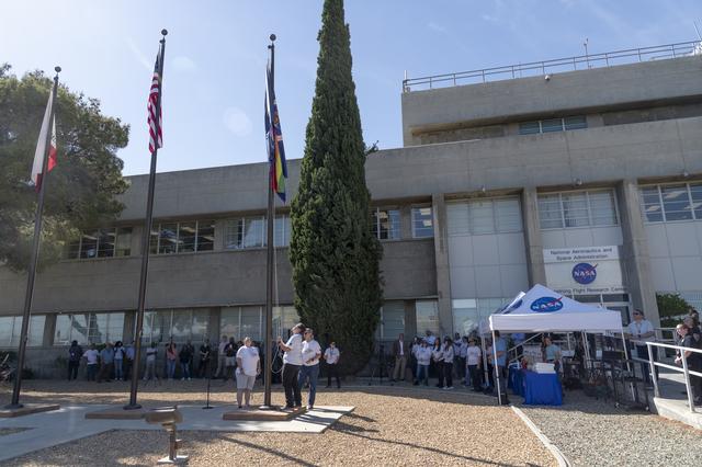 NASA image: Progress Pride Flag-Raising Ceremony at NASA Armstrong