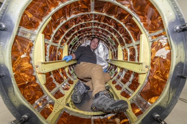 NASA image: Engineers prepare the ER-2 for airborne science mission, GLOVE