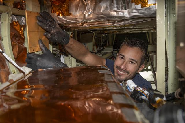 NASA image: Engineers prepare the ER-2 for airborne science mission, GLOVE