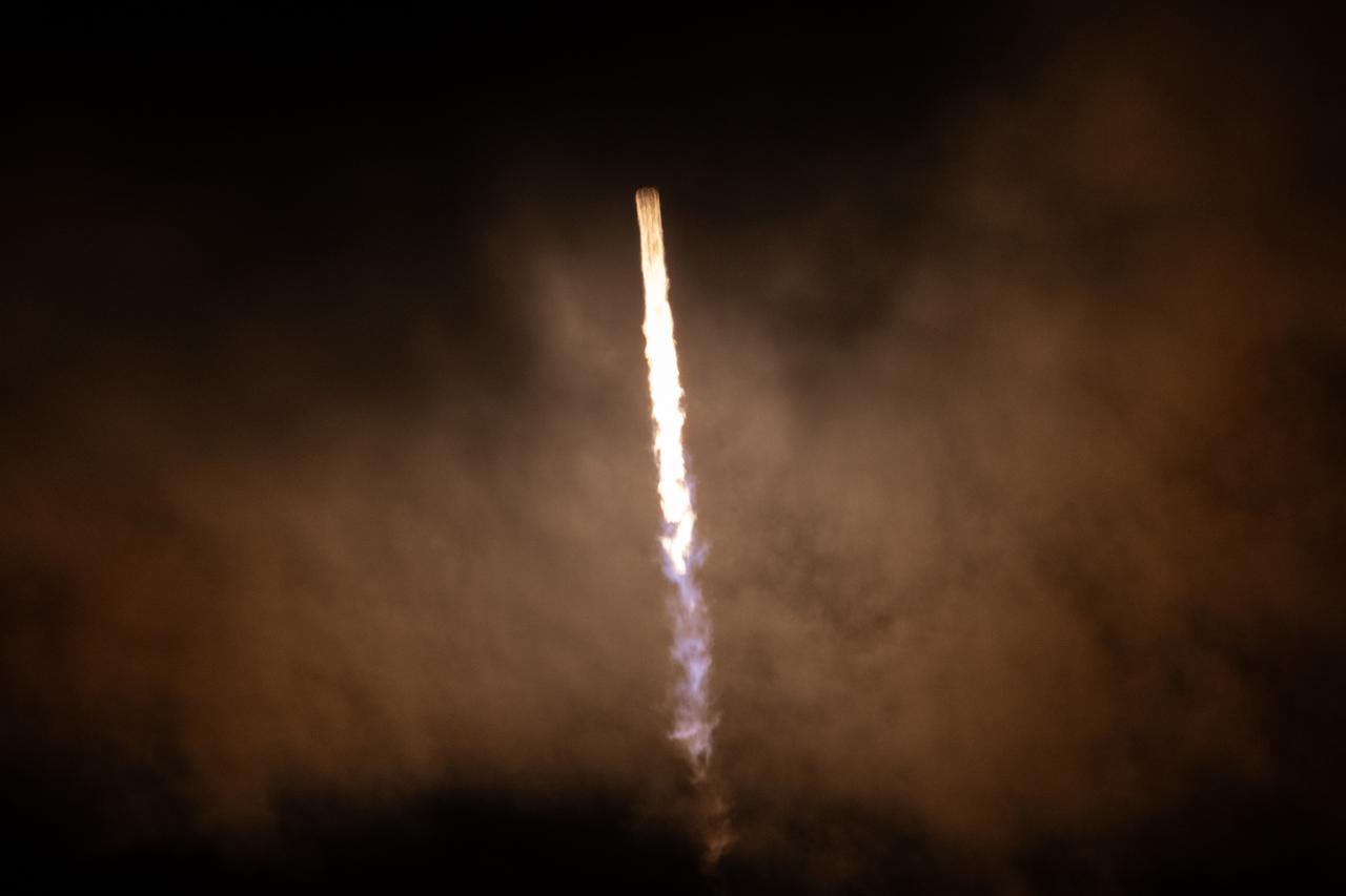 A SpaceX Falcon 9 rocket, carrying NASA’s SPHEREx (Spectro-Photometer for the History of the Universe, Epoch of Reionization and Ices Explorer) observatory and PUNCH (Polarimeter to Unify the Corona and Heliosphere) satellites, launches from Space Launch Complex 4 East at Vandenberg Space Force Base in California on Tuesday, March 11, 2025. SPHEREx will use its telescope to provide an all-sky spectral survey, creating a 3D map of the entire sky to help scientists investigate the origins of our universe. PUNCH will study origins of the Sun’s outflow of material, or the solar wind, capturing continuous 3D images of the Sun’s corona and the solar wind’s journey into the solar system. 