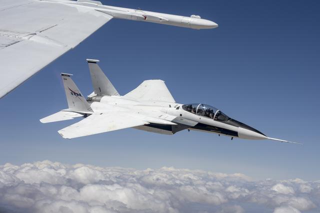 NASA image: NASA F-15D Research Aircraft Conduct Calibration Flight