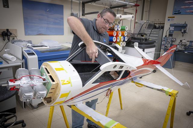 NASA image: NASA Builds Replacement Subscale Research Aircraft