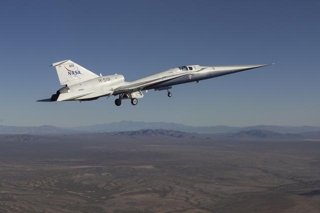 NASA’s X-59 Lifts Off for First Flight