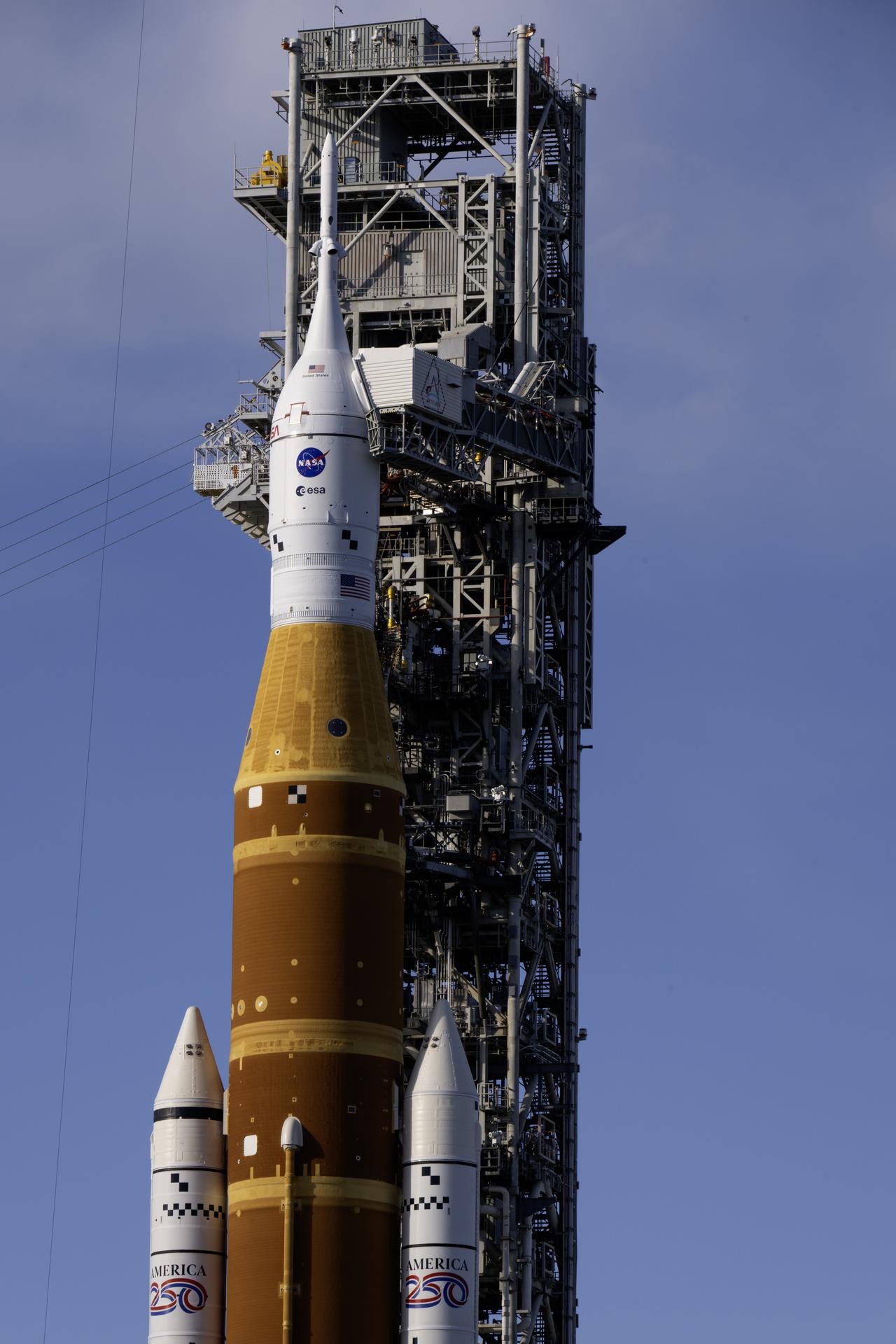  SLS at the pad