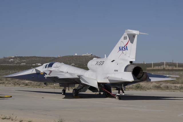 NASA image: NASA’s X-59 During Engine Run Testing