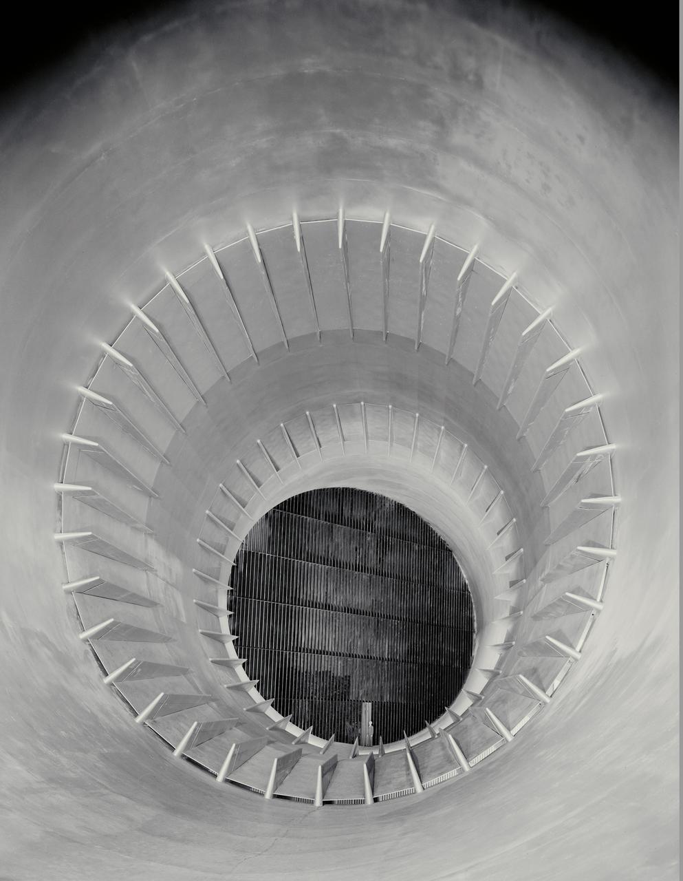 NACA Photographer - 16ft High Speed Wind Tunnel downstream view through cooling tower section