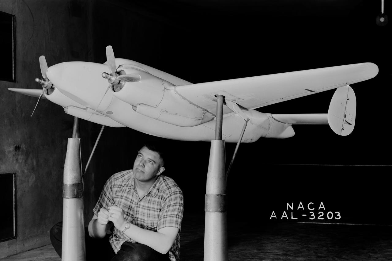 Vega XPV-2 complete model testing in the 7x10ft w.t. @ Ames Research Center, Moffett Field, CA