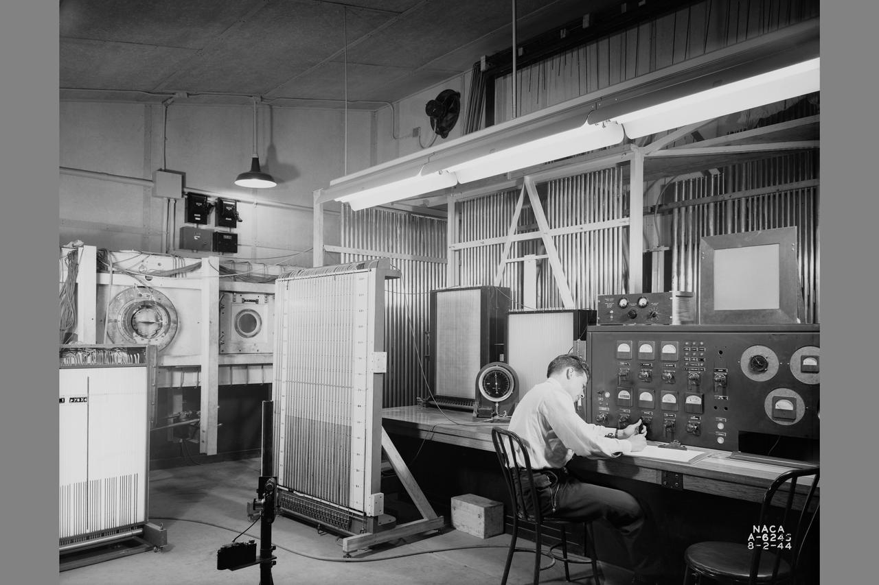 NASA Ames Research Center's 1x3 1/2 ft wind tunnel (to illustrate 1946 budget)