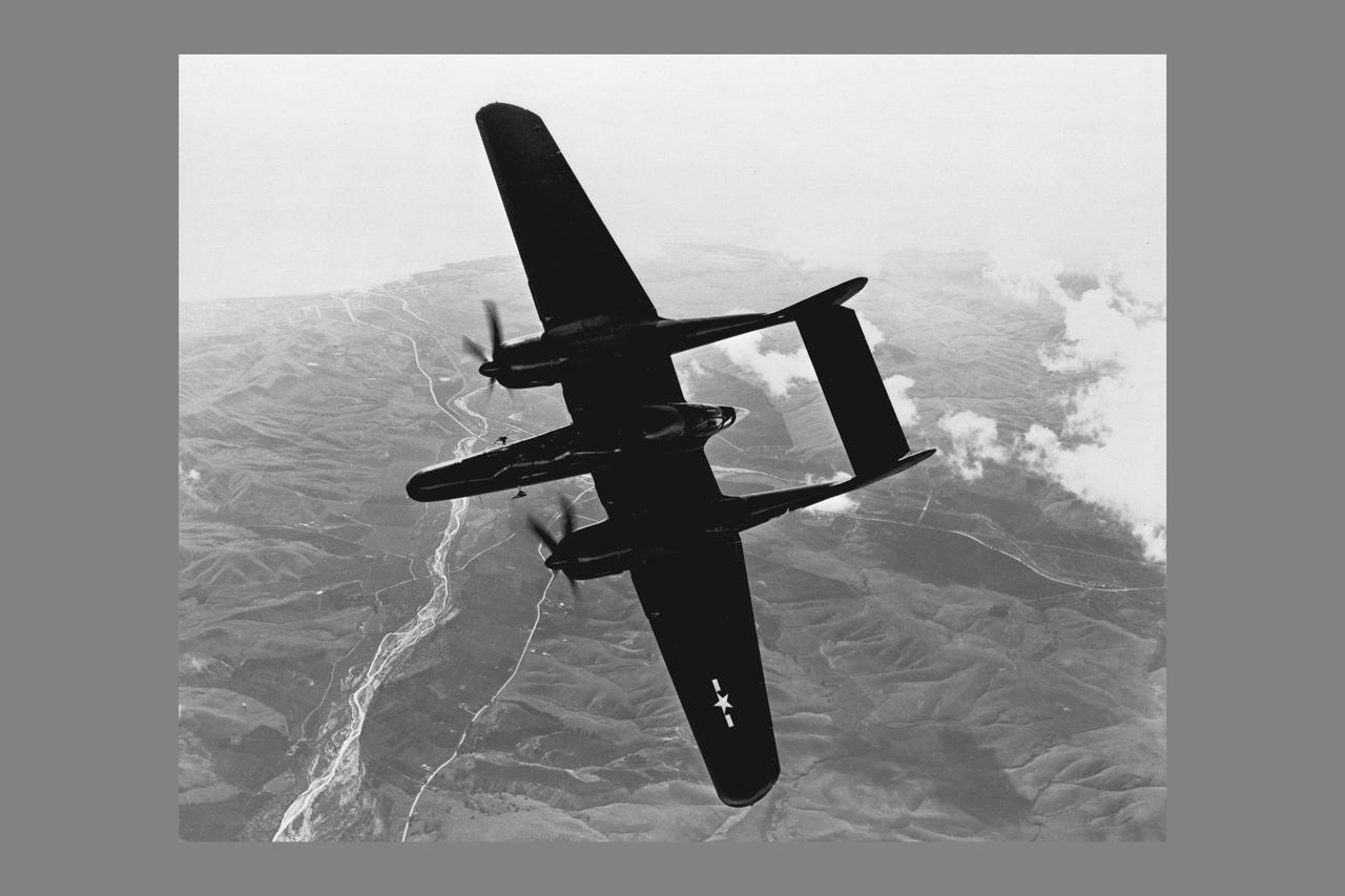 Northrop P-61C, Black Widow, Fighter, In-flight Photo