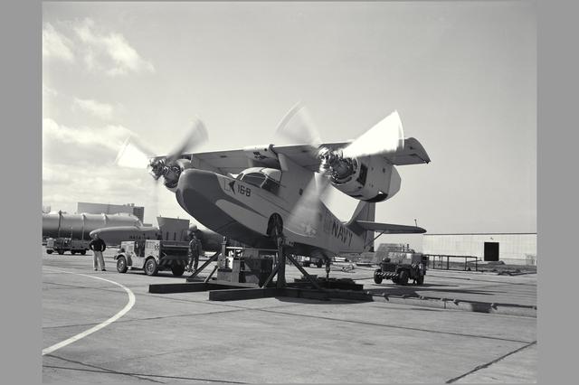 NASA image: Kaman K-16-B tilt wing aircraft.