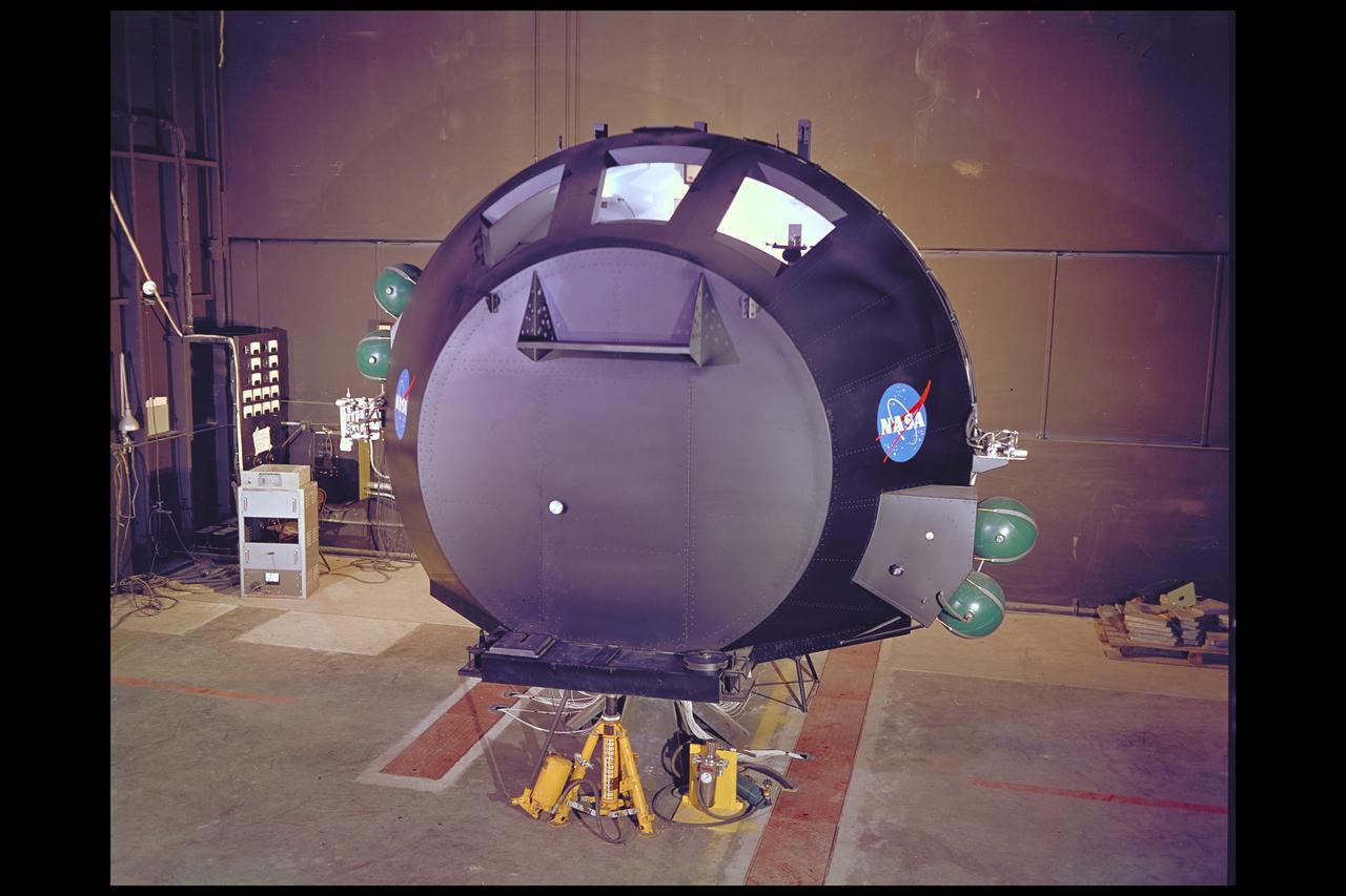 Apollo navigation simulator, used to test concepts for midcourse correction on the voyage to and from the Moon.