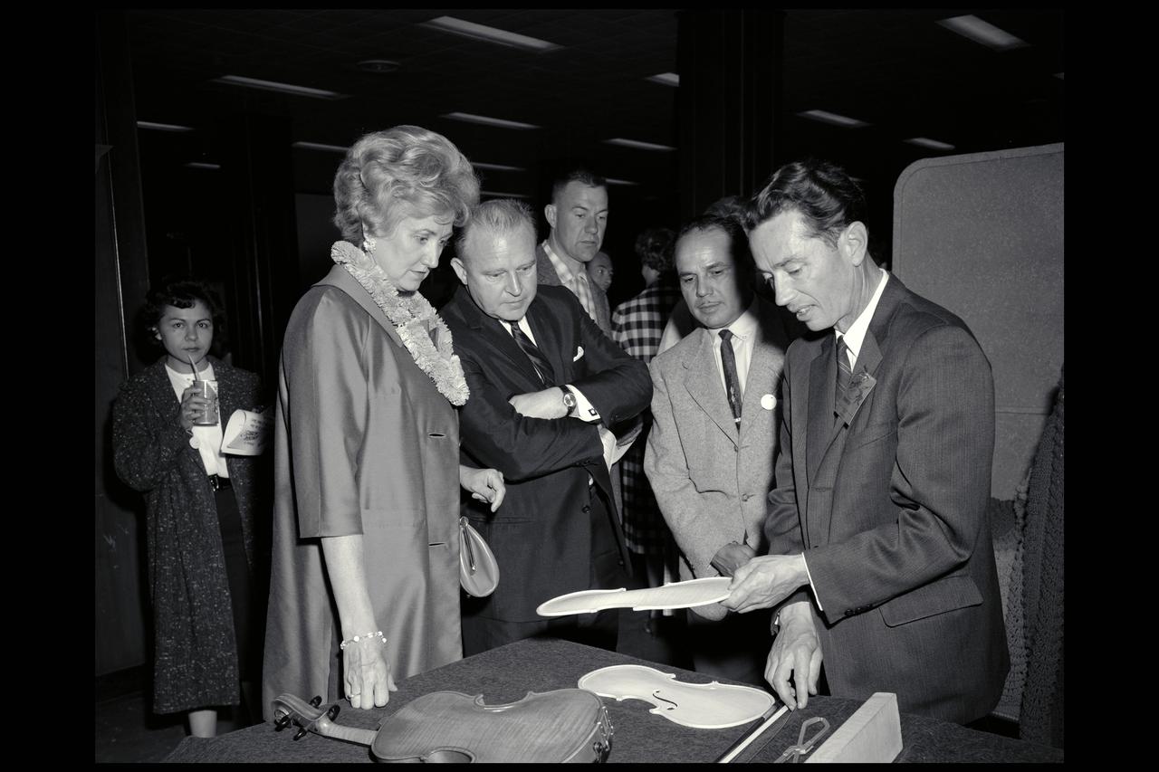 Ames Soiree: R.T. Jones explains his violin making hobby