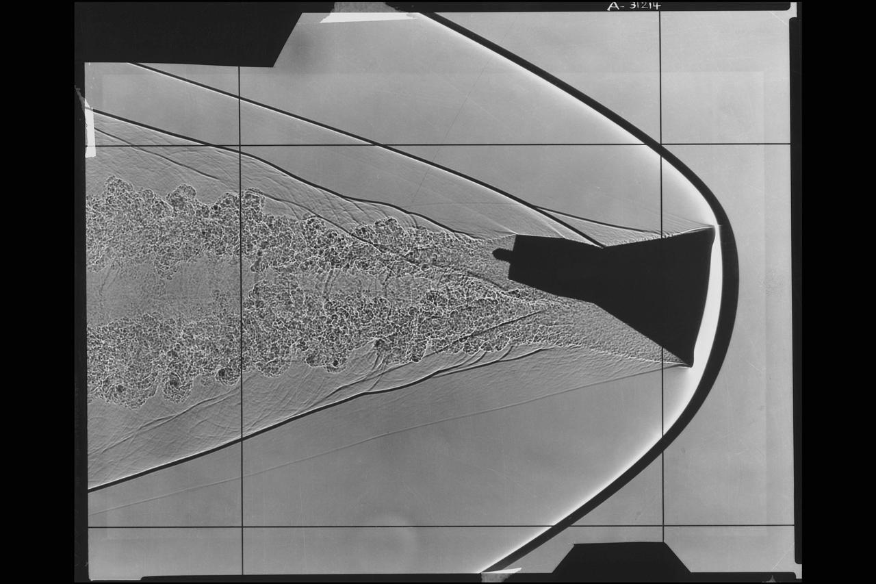 Shadowgraph: Gemini capsule flight stability study