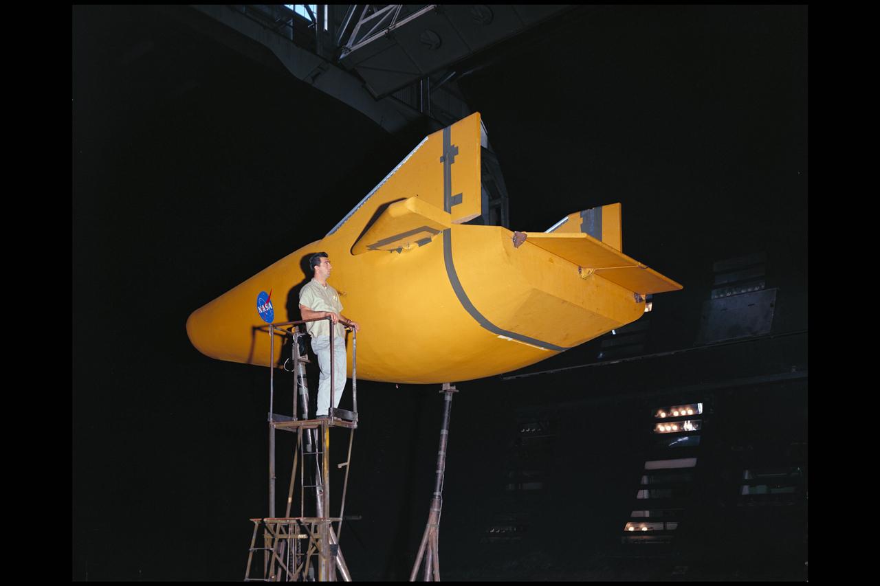 M-2 Lifting body 40x80ft Full Scale Wind Tunnle