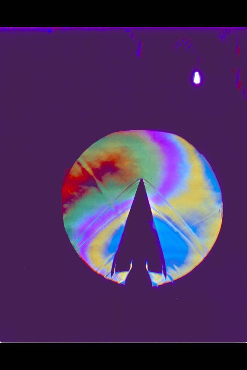 X-20 Dyna Soar on 624-A Titan III Booster: Schlieren