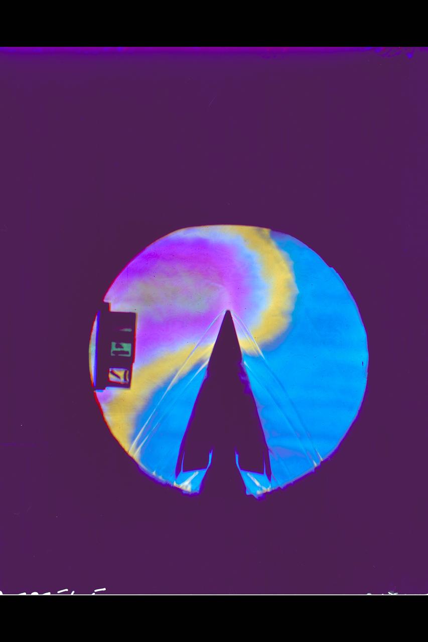 X-20 Dyna Soar on 624-A Titan III Booster: Schlieren