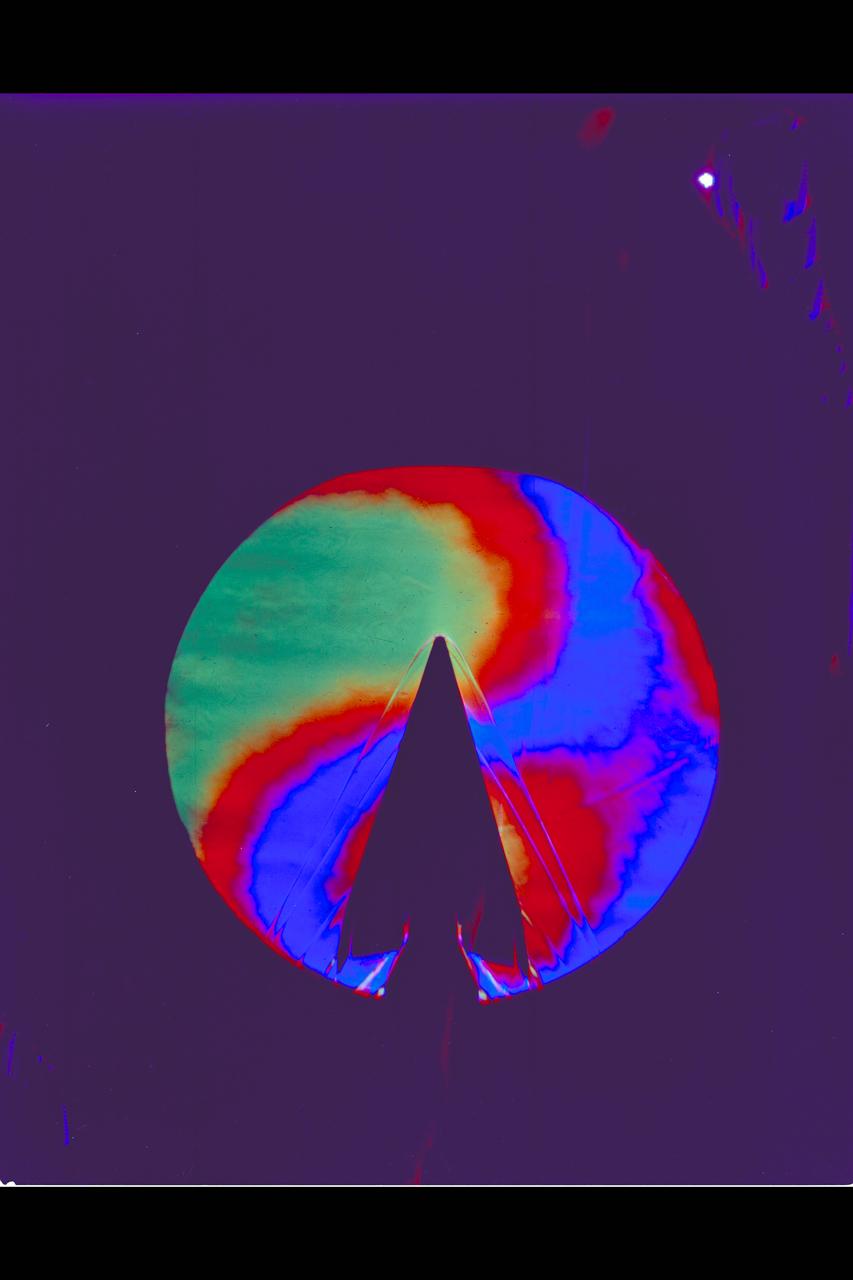 X-20 Dyna Soar on 624-A Titan III Booster: Schlieren