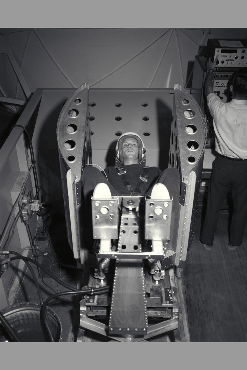 Vibration effects on Humans in a Biased Acceleration Field with David Millengurg in chair