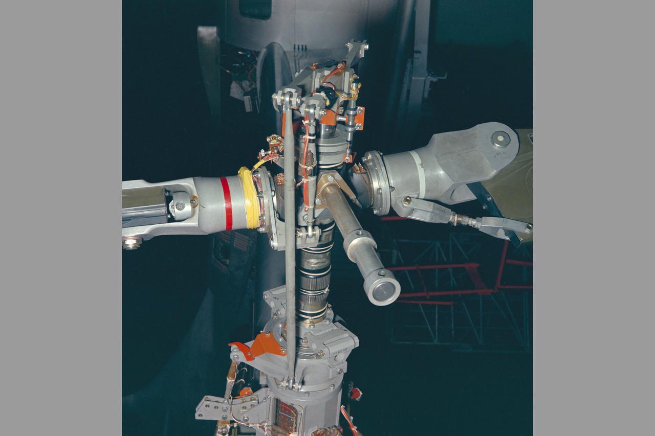 XV-3 in Ames Reseach Center 40x80ft wind tunnel; Rotor dynamic stability tests
