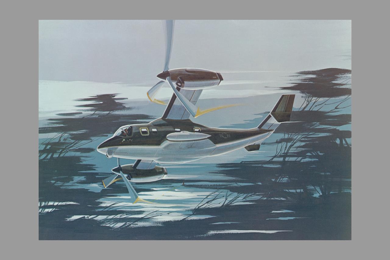 Bell XV-15 Tilt Rotor Army Configurations; Combat, Rescue, and JVX artist renderings