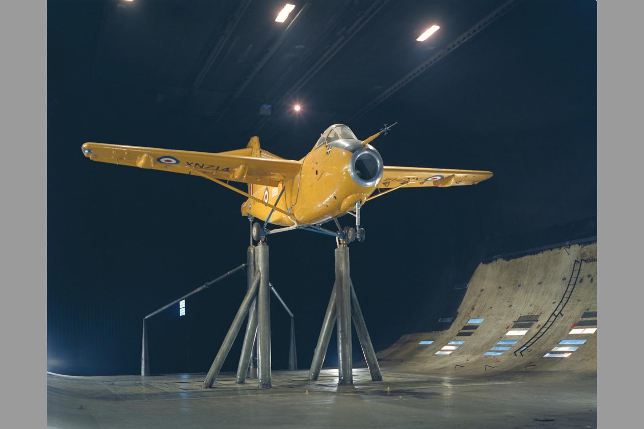 H-126 (Hunting) Jet Flap Aircraft:  40 x 80 ft. Wind Tunnel Test Program, B. Reuben.