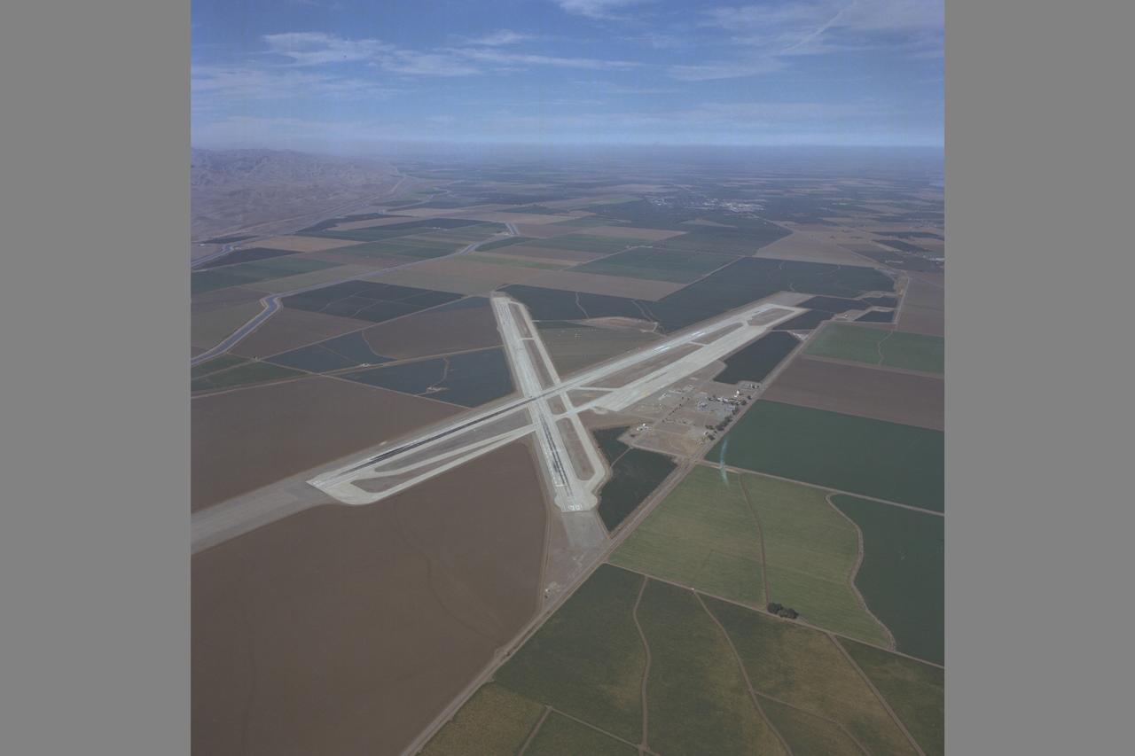 Crows Landing Naval Auxiliary Landing Field and flight research facility, Crows Landing, CA Note: Used in publication in Flight Research at Ames; 57 Years of Development and Validation of Aeronautical Technology NASA SP-1998-3300 fig. 109
