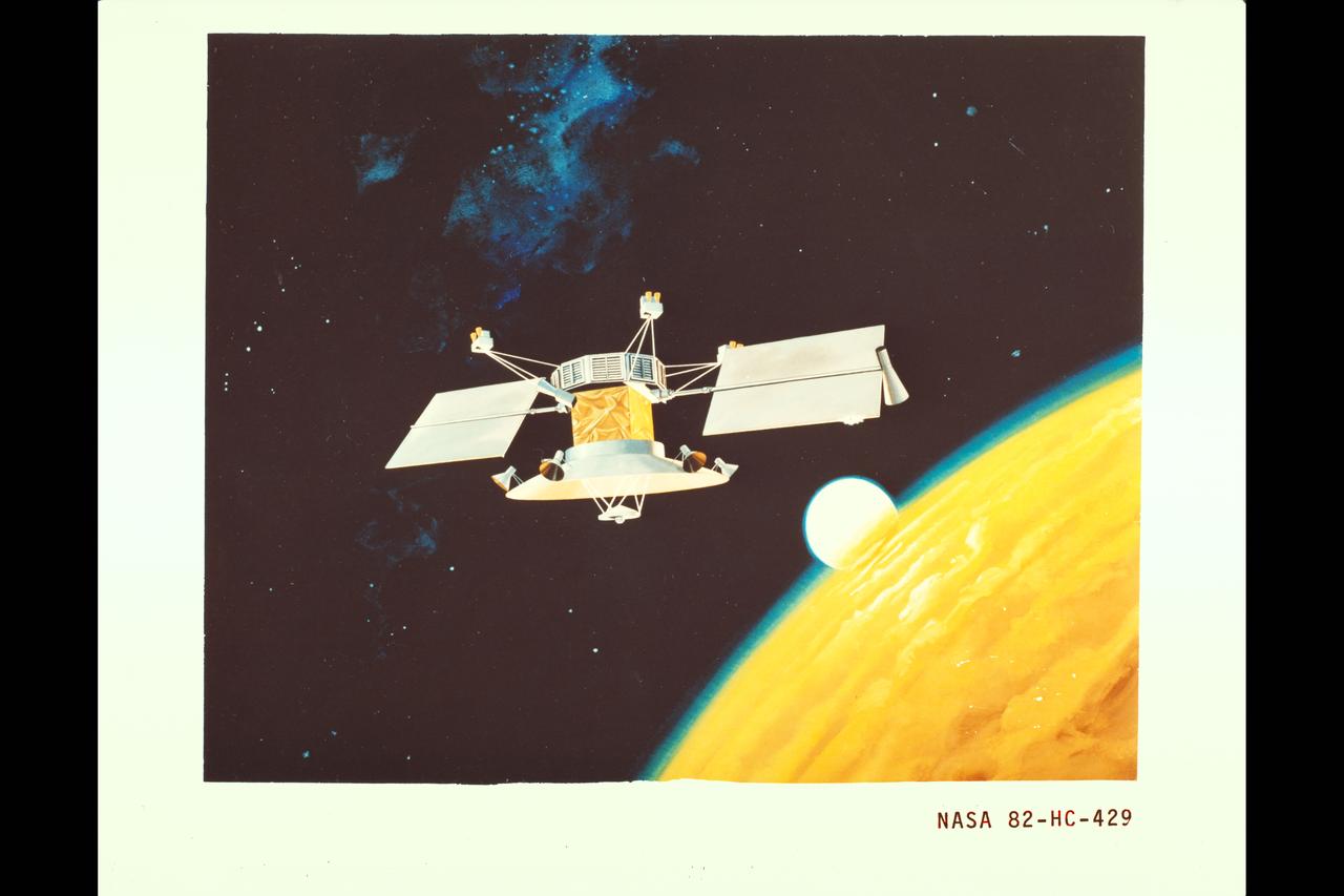 Venus Mapper (VM) Spacecraft artwork (Ref: 82-H-472, 82-HC-429)